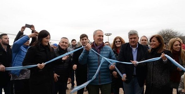 Se inaurugó el gasoducto troncal en el sur de Punilla