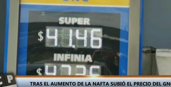 Aumentó el precio del GNC