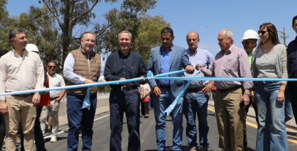 VILLA MARÍA: SCHIARETTI INAUGURÓ DOS OBRAS VIALES ESTRATÉGICAS
