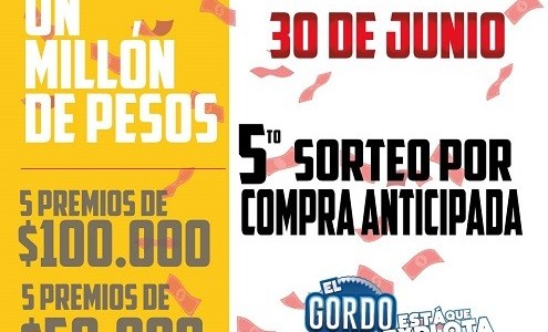 MAÑANA SERÁ LA QUINTA NTICIPADA DEL GORDO DE INVIERNO