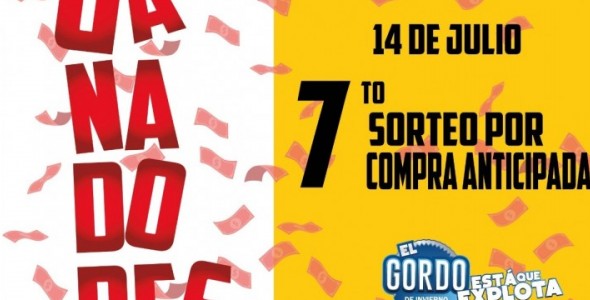 ESTOS SON LOS GANADORES DEL SÉPTIMO SORTEO POR COMPRA ANTICIPADA DEL GORDO!!