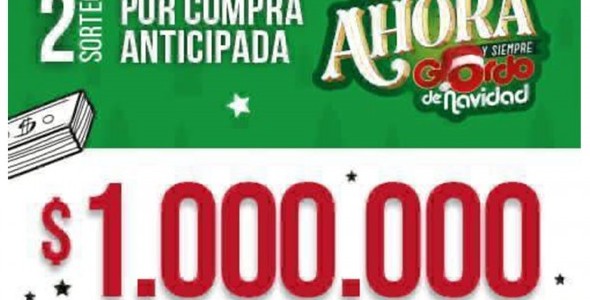 SE VIENE LA SEGUNDA ANTICIPADA DEL GORDO