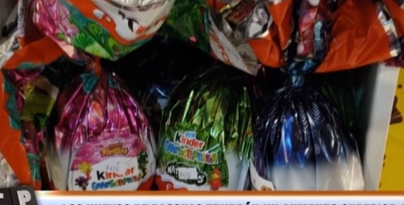 Los huevos de Pascuas tendrán un aumento superior al 25%