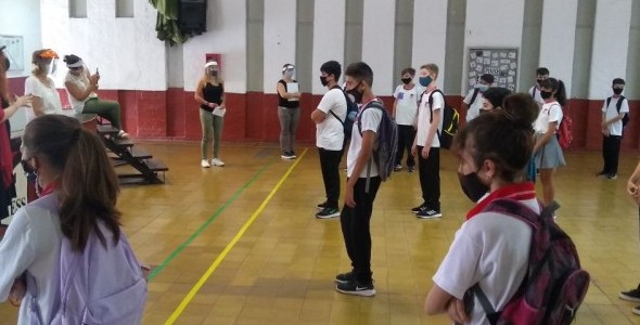 Protocolo en las escuelas con el inicio de clases