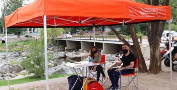 Visitamos a los informantes turísticos en Playas de Oro