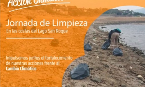 Organizan una gran jornada voluntaria de limpieza del lago San Roque