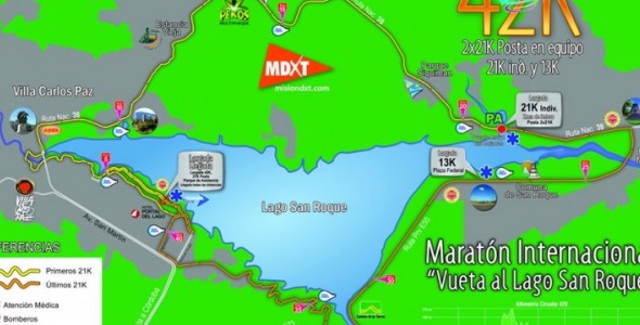 Nueva edición de la maratón Vuelta al lago San Roque