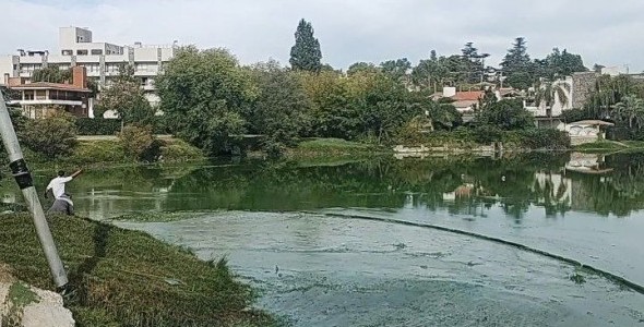 Continúan los trabajos de mitigación del Lago San Roque