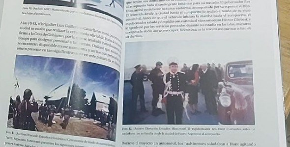 Presentarán el libro Bajo fuego en Malvinas