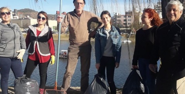 Sumate a limpiar el lago San Roque