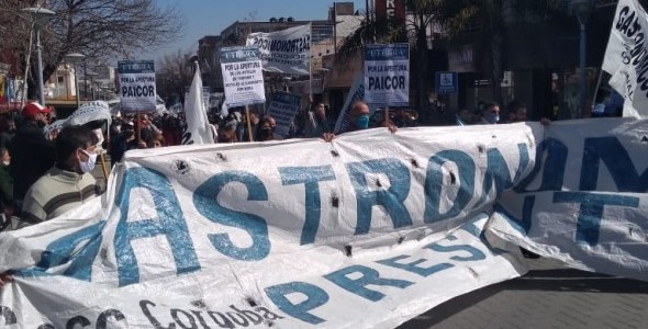 Manifestación del sector turístico para reactivar el rubro