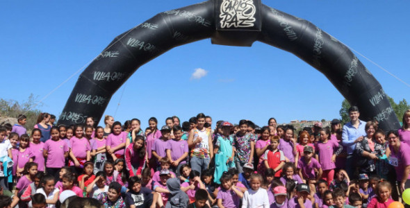 Alumnos participaron en la maratón de la Escuela Grimberg