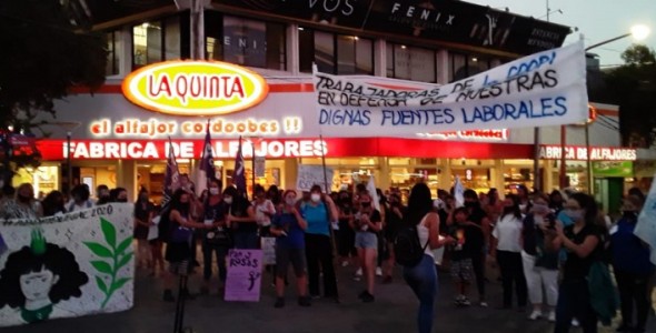 Conmemoración y movilización por el 8M en Carlos Paz