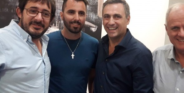 Mestre visitó Carlos Paz por su campaña de Gobernador