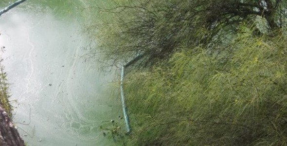 Continúan los trabajos del Plan de Mitigación en el lago
