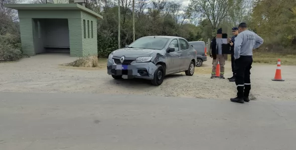 Una motociclista herida tras un choque con un auto en la Ruta 28
