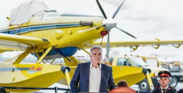Lucha contra el fuego: Córdoba suma tres aeronaves y fortalece la mayor flota aérea contra incendi