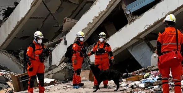 Brigadistas cordobeses ya trabajan en la zona afectada por el terremoto en Venezuela