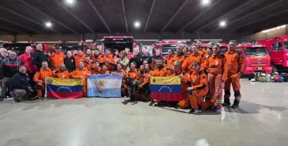 Regreso a casa: Córdoba recibió a sus rescatistas tras la misión humanitaria en Venezuela