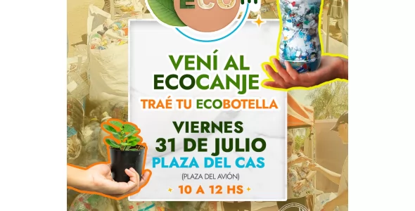Ambiente: Llega el ecocanje de julio a La Plaza del CAS