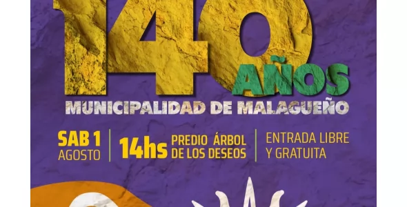 Malagueño celebra 140 años de su primer trazado urbanístico con una gran fiesta popular