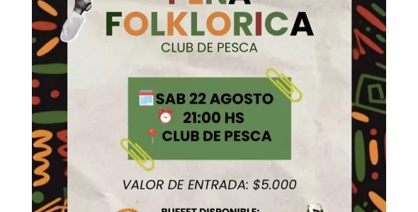 El Club de Pesca organiza una peña folclórica para apoyar a su primera división