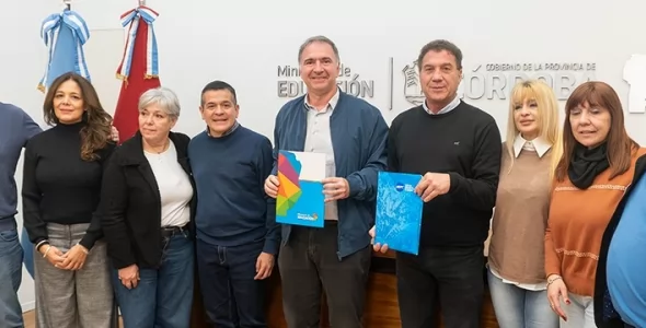 Educación y UEPC avanzaron en medidas para acompañar la organización escolar y la tarea docente