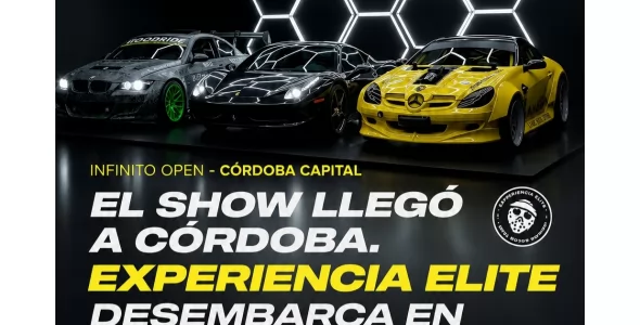 Experiencia Elite llega a Córdoba con más de 30 autos de drift y cuatro funciones