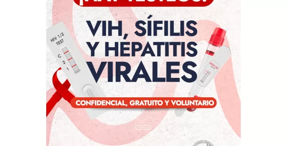 Comienza una nueva campaña de testeos gratuitos y confidenciales de VIH, Sífilis y Hepatitis Viral