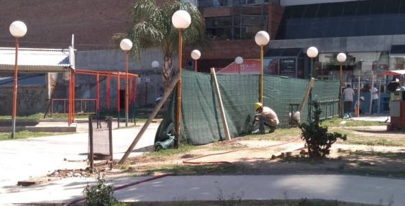 Comenzó la obra de revalorización de la Feria de Artesanos