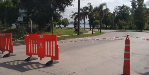 Operativo de Seguridad tras las crecientes en Villa Carlos Paz