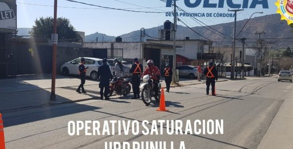 Se realizo un importante operativo policial en Barrio Miguel Muñoz