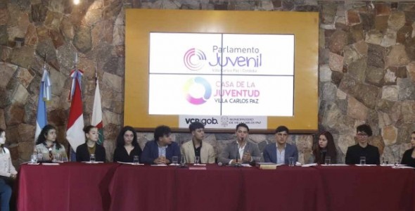 ASUMIERON LAS NUEVAS AUTORIDADES DEL PARLAMENTO JUVENIL