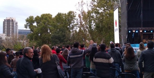 Las Iglesias Evangélicas celebraron Pascuas en los Jardines Municipales