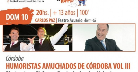 Llega Pensar con Humor a Carlos Paz