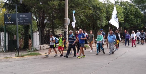Los peregrinos brocherianos pasaron por Carlos Paz