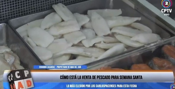 Cómo está la venta de pescado para Semana Santa
