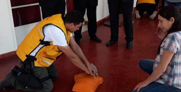 Brindaron Capacitaciones sobre primeros auxilios y RCP