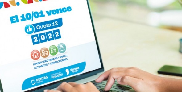 Rentas: vence la cuota 12 de los Impuestos 2022