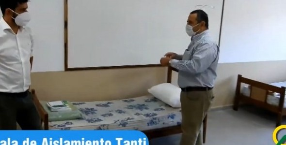 Tanti preparó salas de aislamiento de urgencias por COVID-19