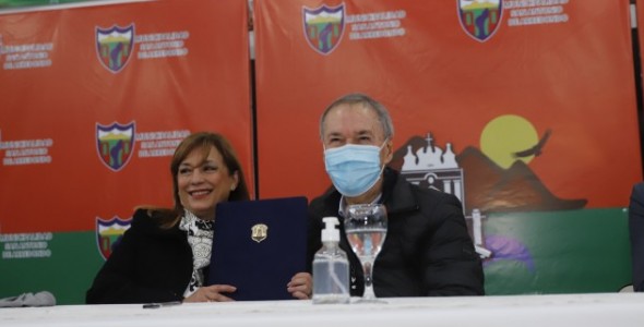 Schiaretti firmó el contrato para obras de saneamiento de la Cuenca Sur del Dique San Roque