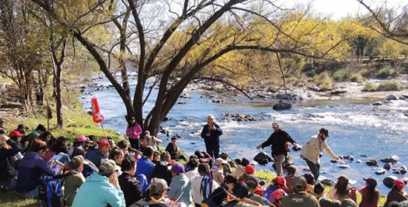 El grupo Scout Bartolomé Mitre sembró tabaquillos en Los Gigantes