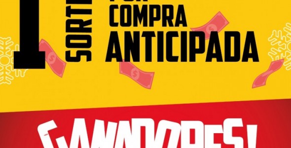 ESTOS SON LOS GANADORES DEL PRIMER SORTEO POR COMPRA ANTICIPADA DEL GORDO!!