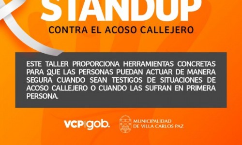 Realizarán un taller contra el acoso callejero