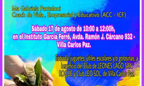 El Club de Leones organiza un taller de coaching solidario