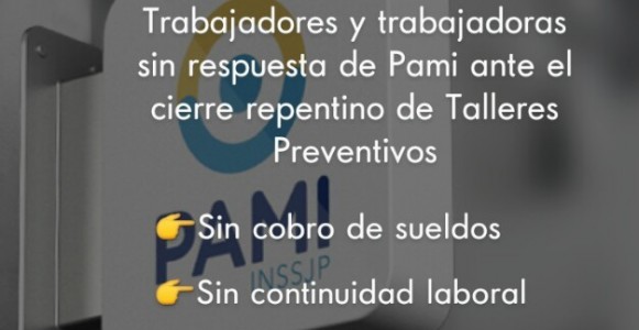 PAMi deja sin talleres preventivos a los adultos mayores