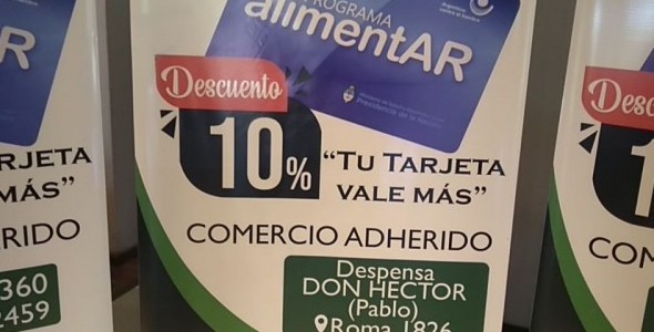 Descuentos en despensas con la tarjeta AlimentAR