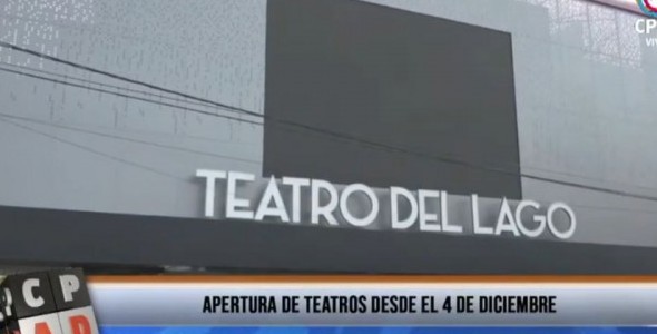 Apertura de teatros desde el 4 de diciembre