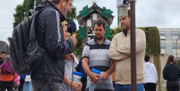 CIENCIA CIUDADANA: CARLOS PAZ TUVO LA PRIMERA TERMOMETRADA EN COMUNIDAD