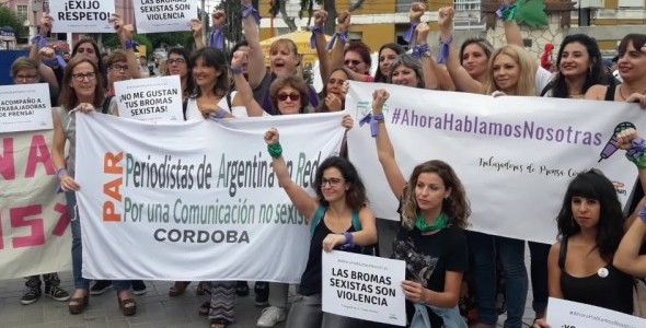 Trabajadoras de prensa dijeron no a los acosos